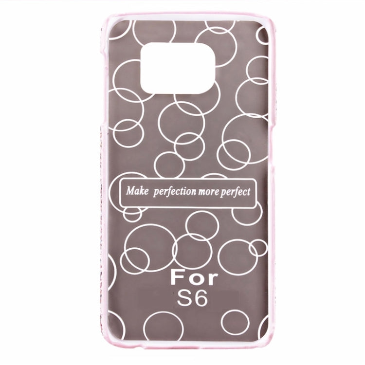 For Galaxy S6 / G920 Flash Powder Series Oil Edge Plastic Protective Case