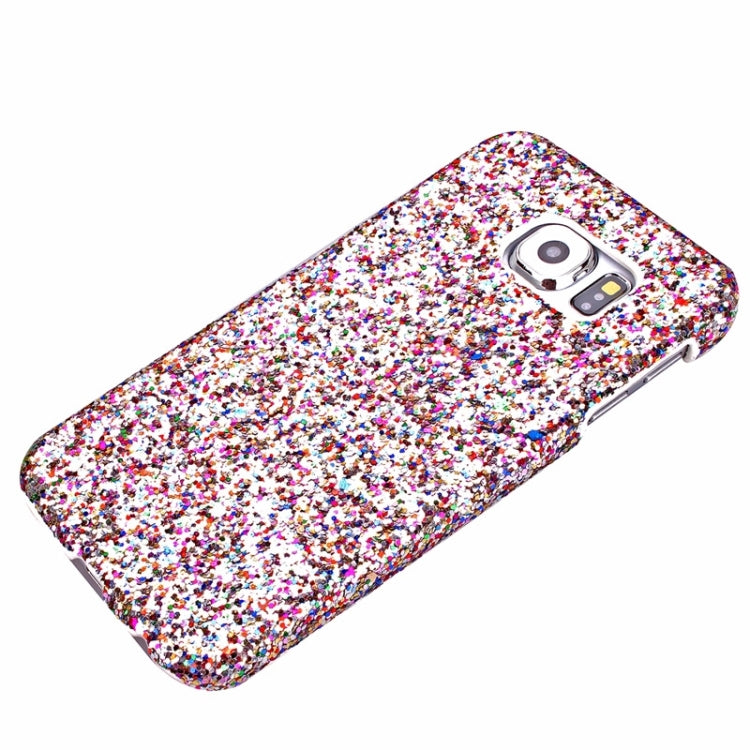 For Galaxy S6 / G920 Flash Powder Series Oil Edge Plastic Protective Case
