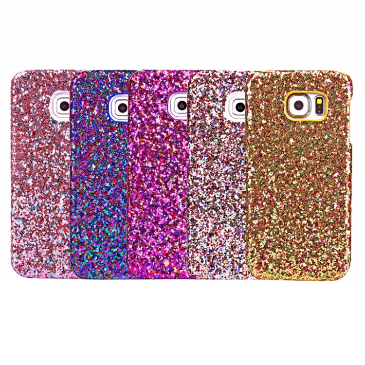 For Galaxy S6 / G920 Flash Powder Series Oil Edge Plastic Protective Case