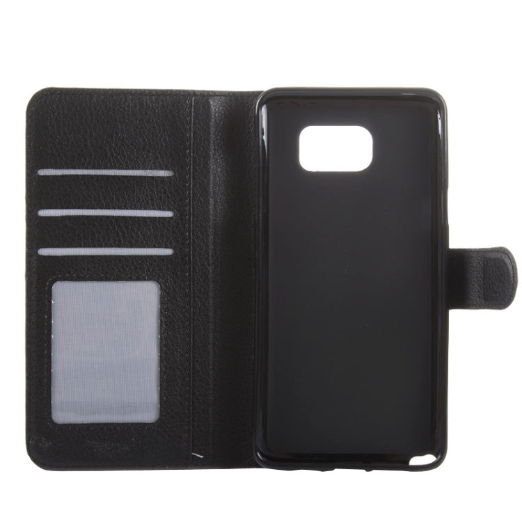 Litchi Texture Horizontal Flip Leather Case with Holder & Card Slots & Wallet for Galaxy Note 5