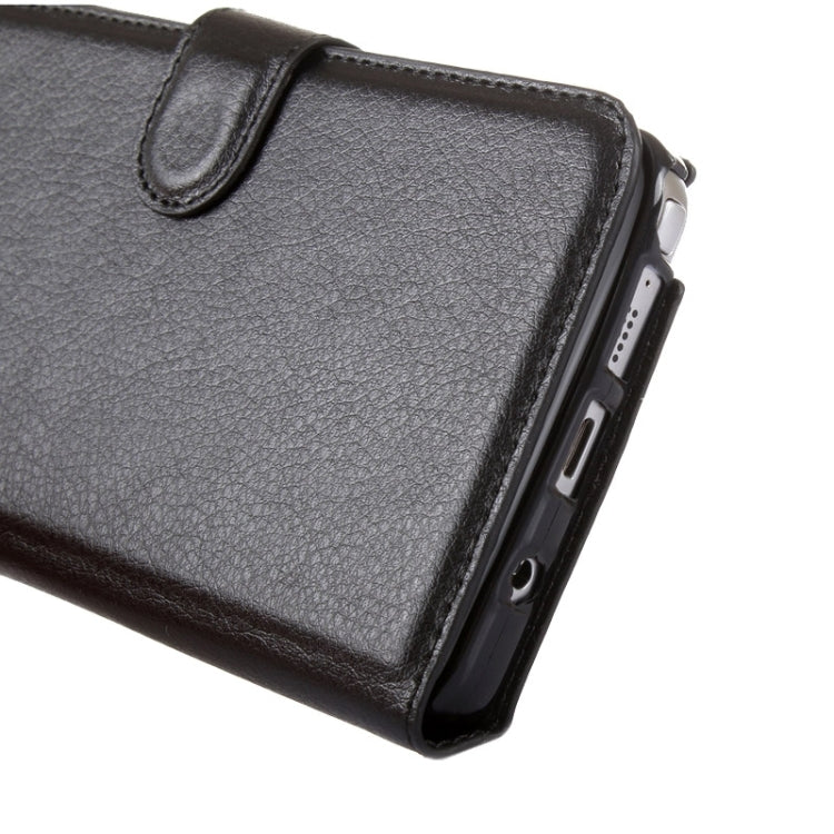 Litchi Texture Horizontal Flip Leather Case with Holder & Card Slots & Wallet for Galaxy Note 5