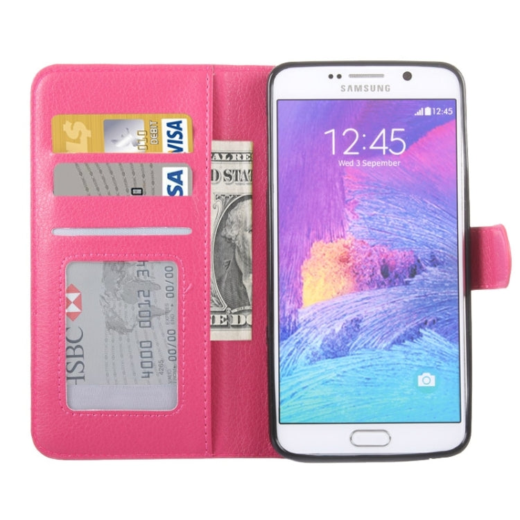 Litchi Texture Horizontal Flip Leather Case with Holder & Card Slots & Wallet for Galaxy Note 5