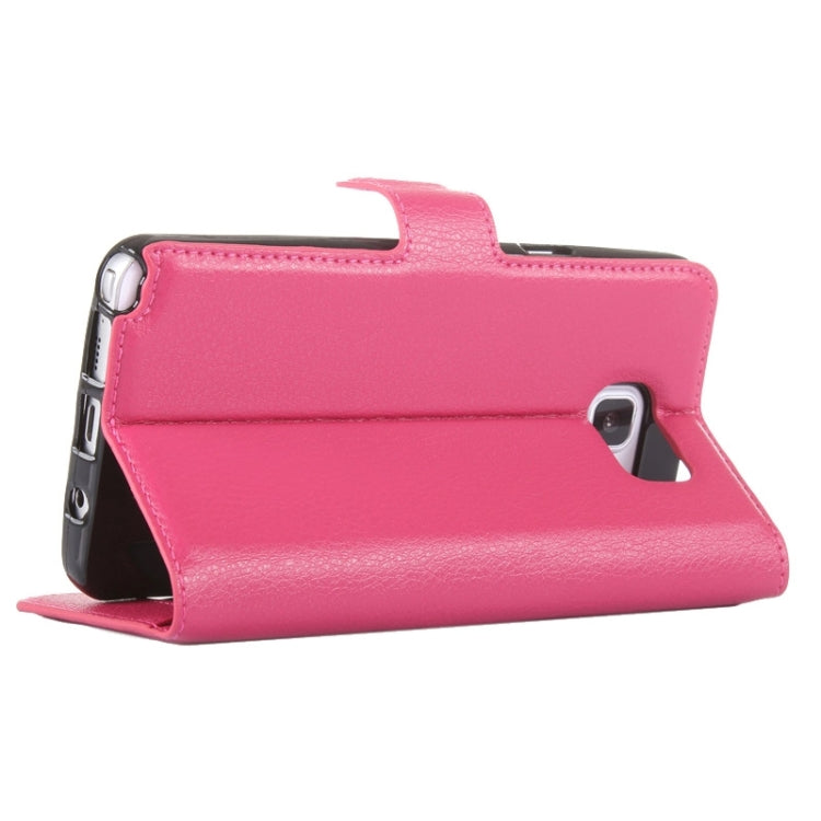Litchi Texture Horizontal Flip Leather Case with Holder & Card Slots & Wallet for Galaxy Note 5