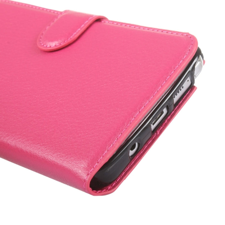 Litchi Texture Horizontal Flip Leather Case with Holder & Card Slots & Wallet for Galaxy Note 5