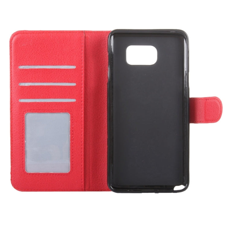 Litchi Texture Horizontal Flip Leather Case with Holder & Card Slots & Wallet for Galaxy Note 5