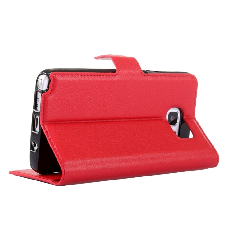 Litchi Texture Horizontal Flip Leather Case with Holder & Card Slots & Wallet for Galaxy Note 5