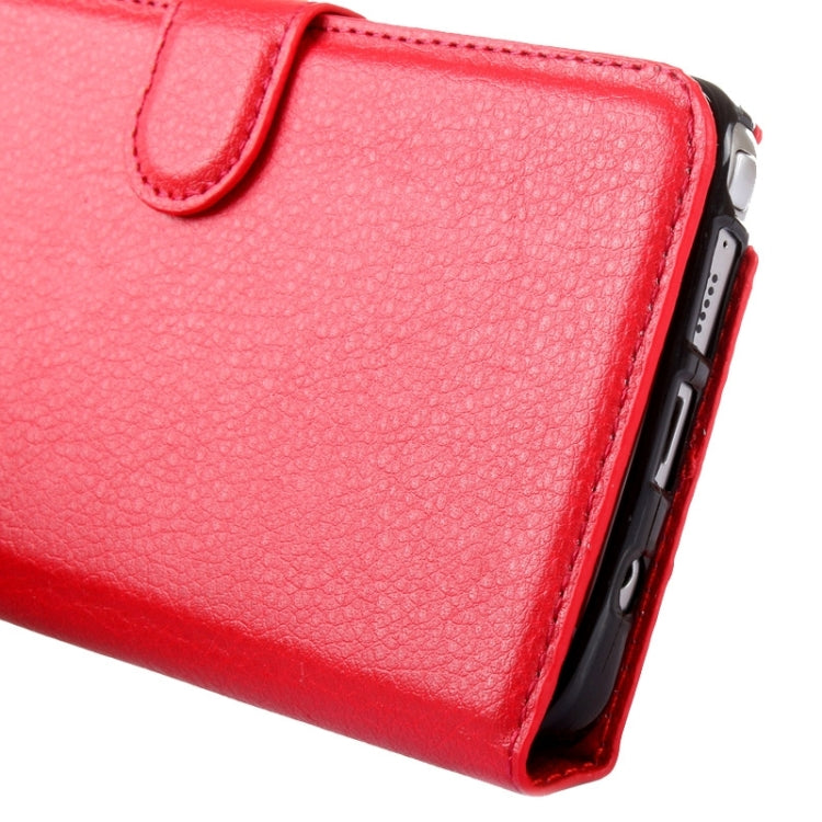 Litchi Texture Horizontal Flip Leather Case with Holder & Card Slots & Wallet for Galaxy Note 5