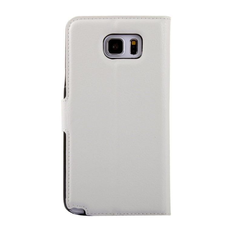 Litchi Texture Horizontal Flip Leather Case with Holder & Card Slots & Wallet for Galaxy Note 5