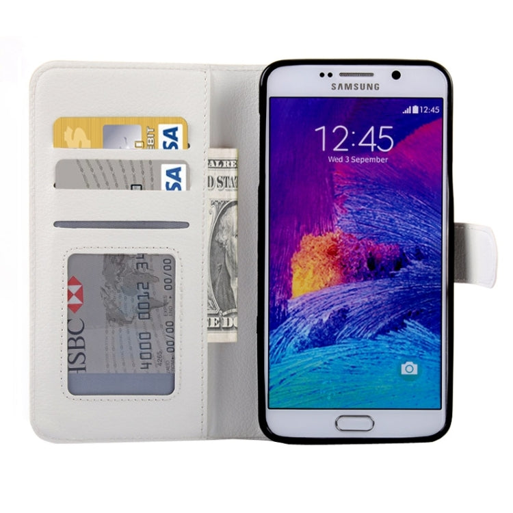 Litchi Texture Horizontal Flip Leather Case with Holder & Card Slots & Wallet for Galaxy Note 5