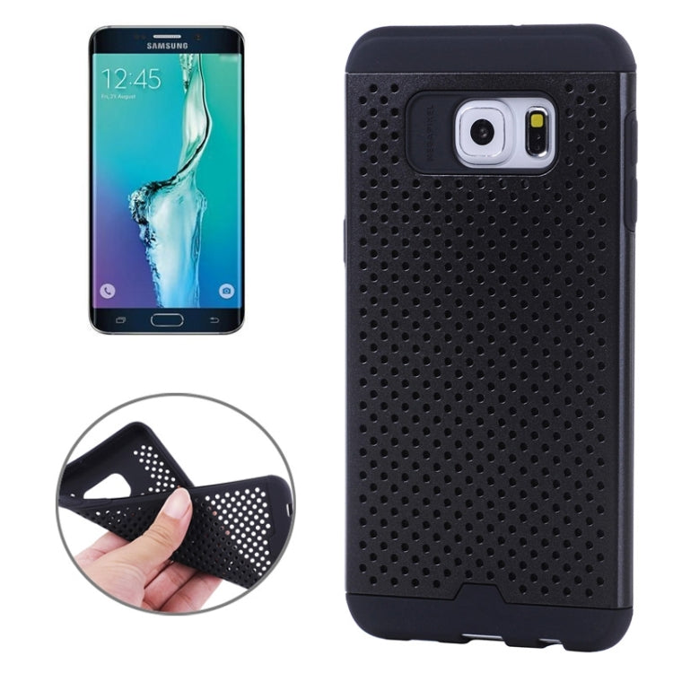 For Galaxy S6 Edge+ / G928 Net Style Silicone + PC Combination Case