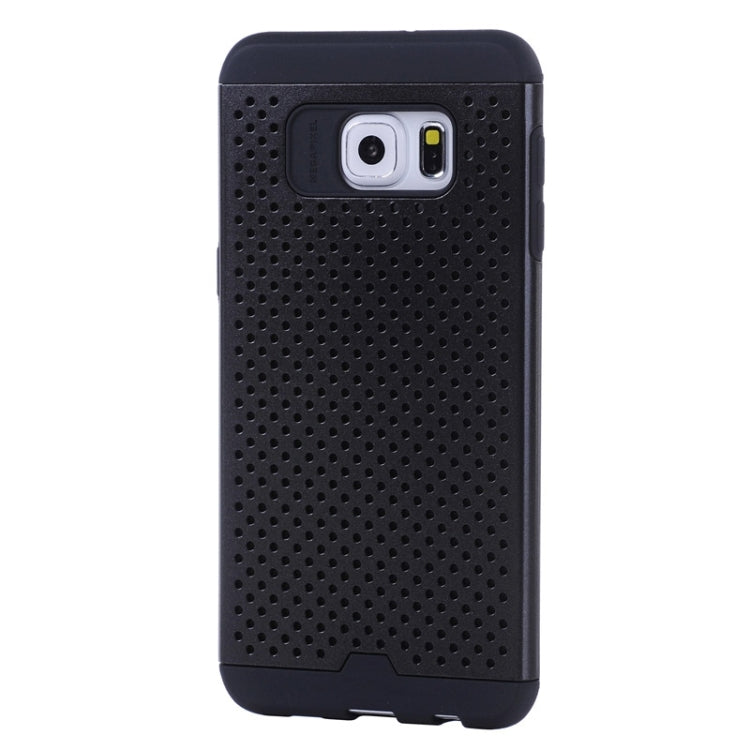 For Galaxy S6 Edge+ / G928 Net Style Silicone + PC Combination Case