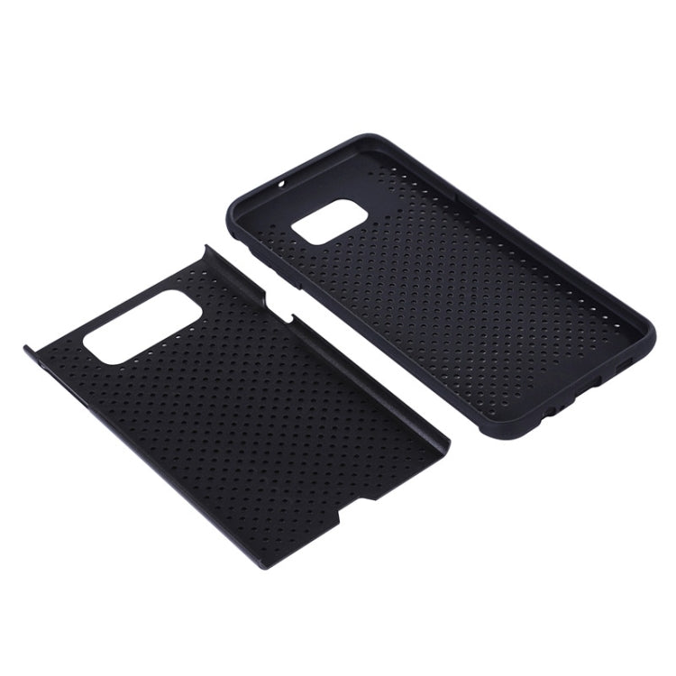 For Galaxy S6 Edge+ / G928 Net Style Silicone + PC Combination Case