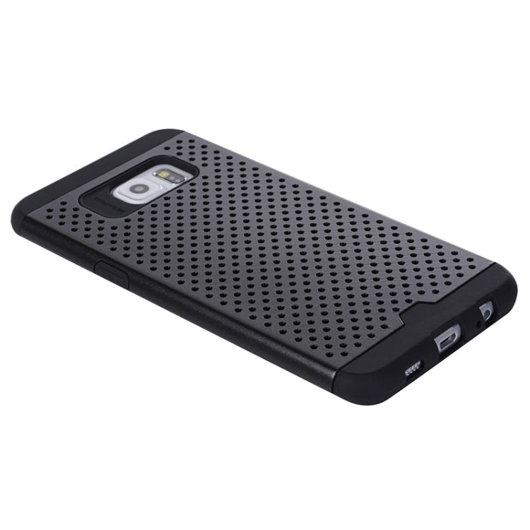 For Galaxy S6 Edge+ / G928 Net Style Silicone + PC Combination Case