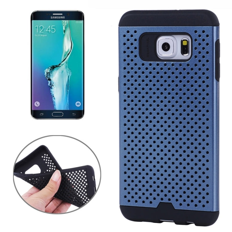 For Galaxy S6 Edge+ / G928 Net Style Silicone + PC Combination Case