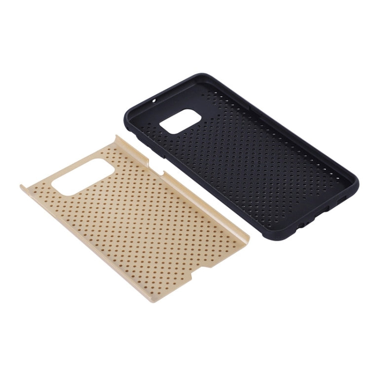For Galaxy S6 Edge+ / G928 Net Style Silicone + PC Combination Case