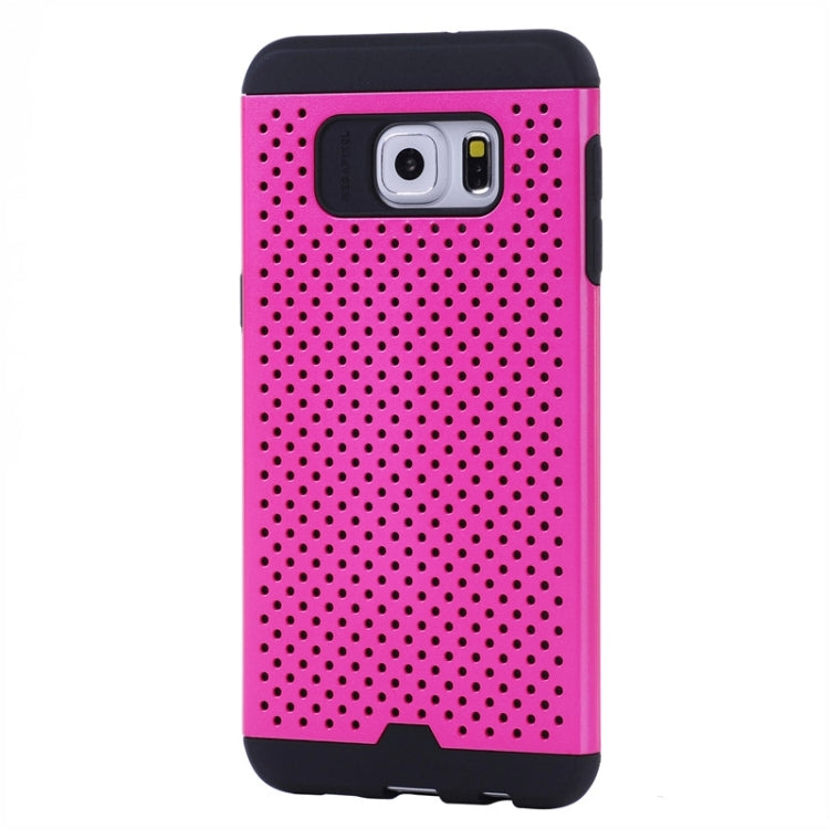 For Galaxy S6 Edge+ / G928 Net Style Silicone + PC Combination Case