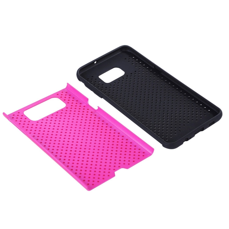 For Galaxy S6 Edge+ / G928 Net Style Silicone + PC Combination Case