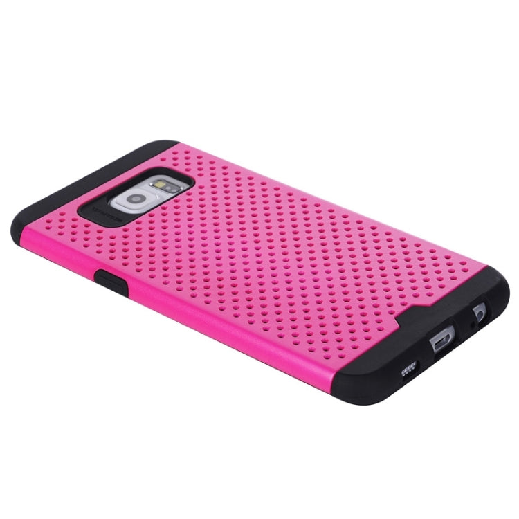 For Galaxy S6 Edge+ / G928 Net Style Silicone + PC Combination Case