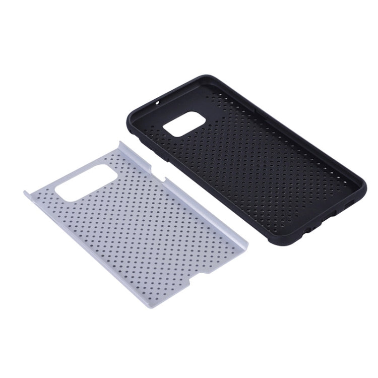 For Galaxy S6 Edge+ / G928 Net Style Silicone + PC Combination Case