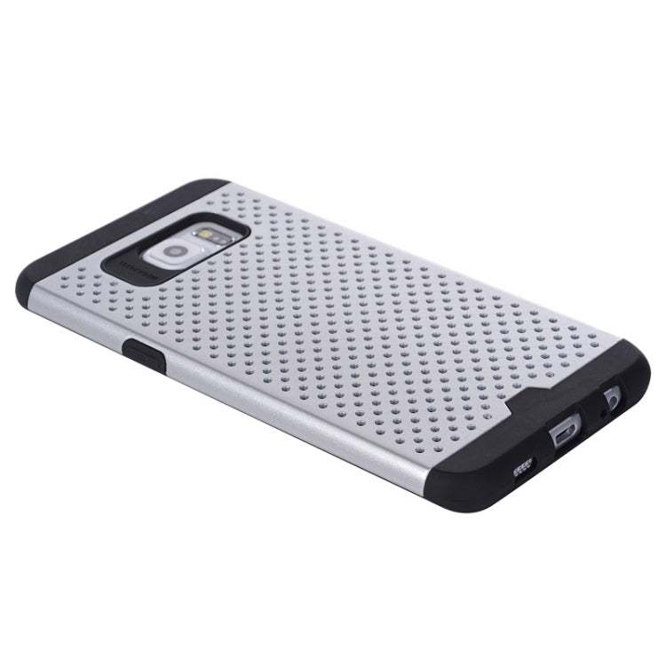 For Galaxy S6 Edge+ / G928 Net Style Silicone + PC Combination Case