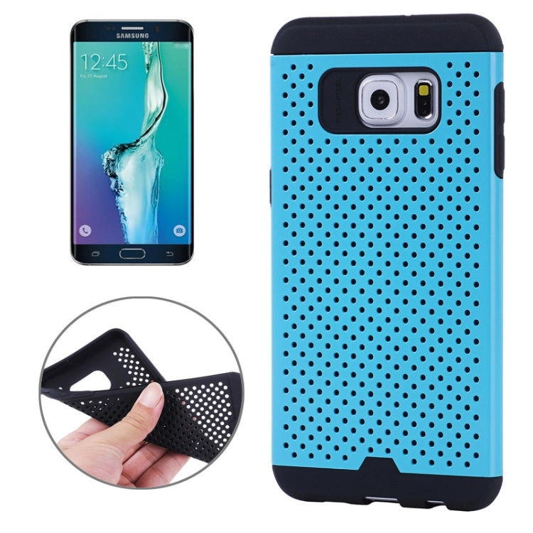 For Galaxy S6 Edge+ / G928 Net Style Silicone + PC Combination Case