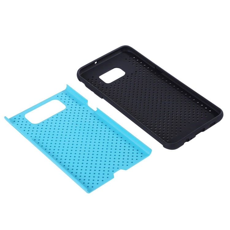 For Galaxy S6 Edge+ / G928 Net Style Silicone + PC Combination Case