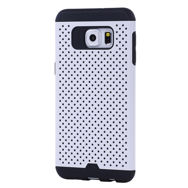 For Galaxy S6 Edge+ / G928 Net Style Silicone + PC Combination Case