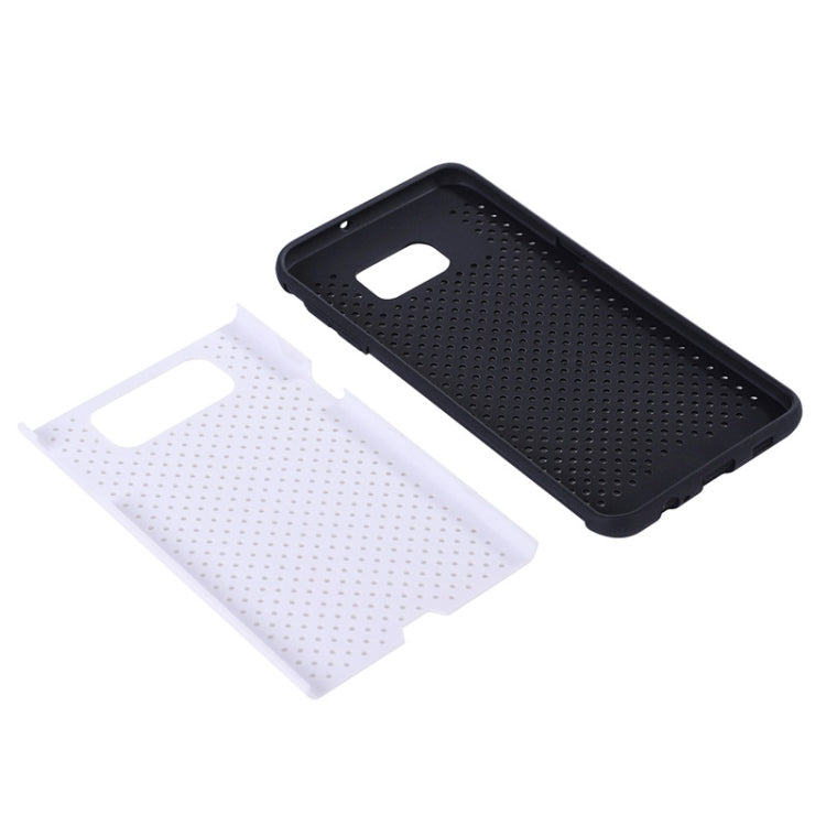 For Galaxy S6 Edge+ / G928 Net Style Silicone + PC Combination Case