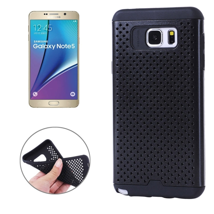Net Style Silicone + PC Combination Case for Galaxy Note 5 / N920