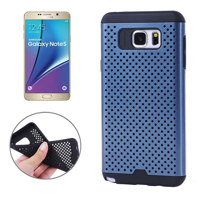 Net Style Silicone + PC Combination Case for Galaxy Note 5 / N920