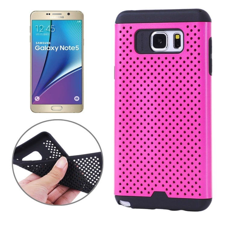 Net Style Silicone + PC Combination Case for Galaxy Note 5 / N920
