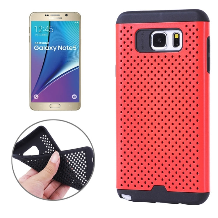 Net Style Silicone + PC Combination Case for Galaxy Note 5 / N920