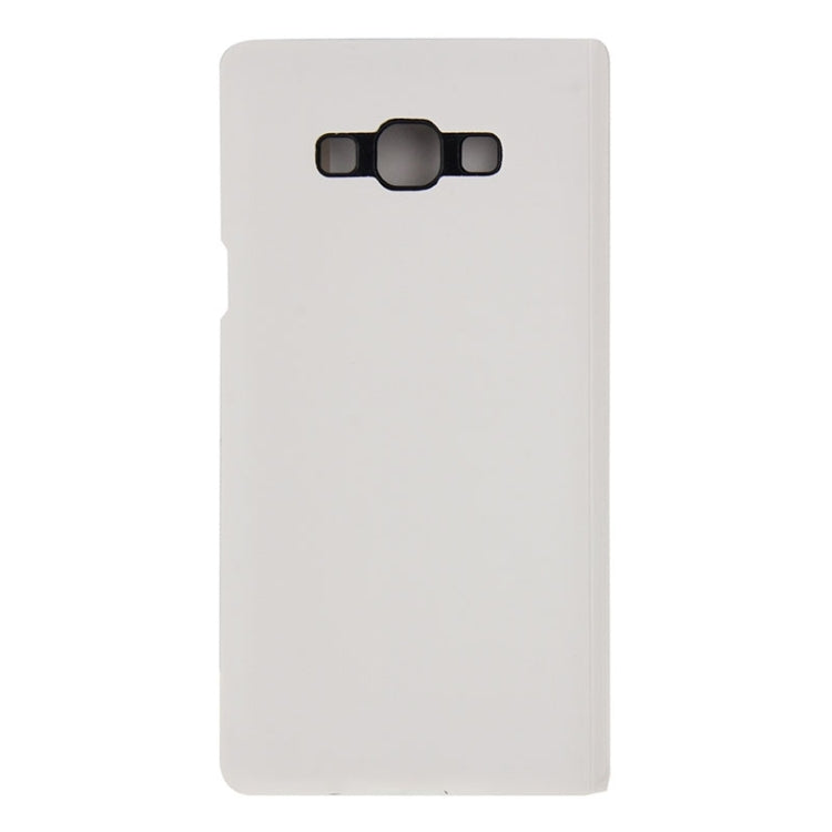 Horizontal Flip Smart Health Leather Protective Case with Display Window for Galaxy A8(White)