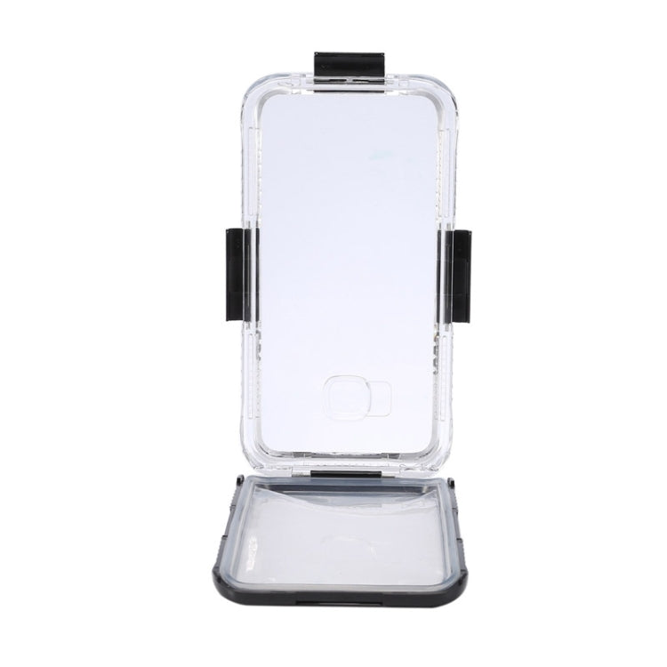 For Galaxy S6 Edge+ / G928 IP x 8 PVC + Silicone Transparent Universal Waterproof Protective Case with Lanyard