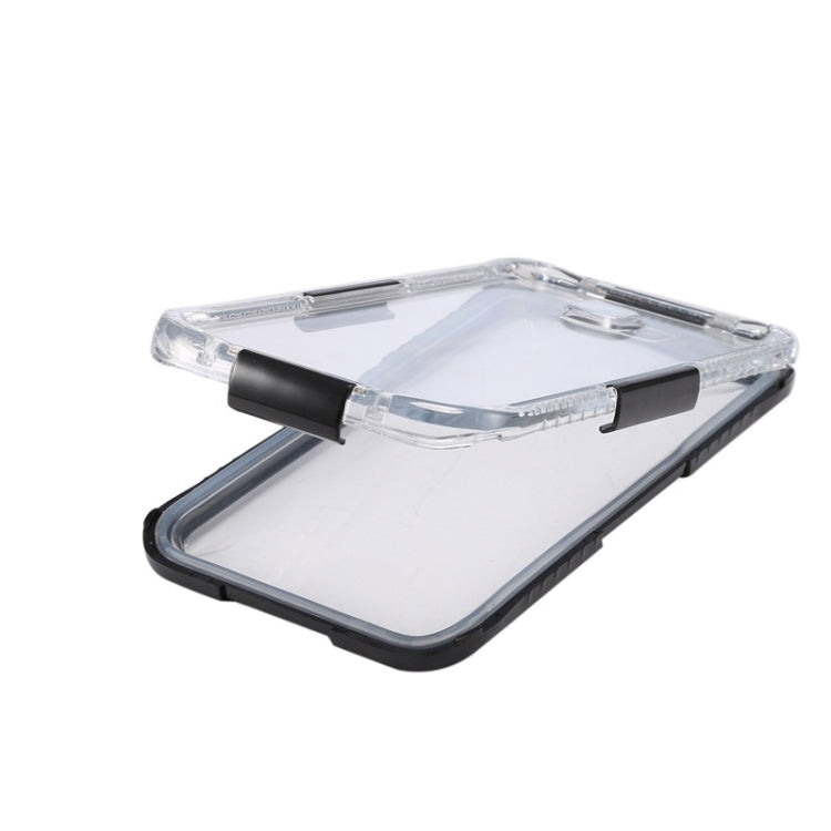 For Galaxy S6 Edge+ / G928 IP x 8 PVC + Silicone Transparent Universal Waterproof Protective Case with Lanyard