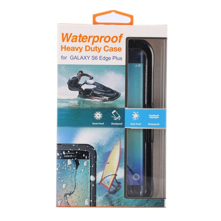 For Galaxy S6 Edge+ / G928 IP x 8 PVC + Silicone Transparent Universal Waterproof Protective Case with Lanyard