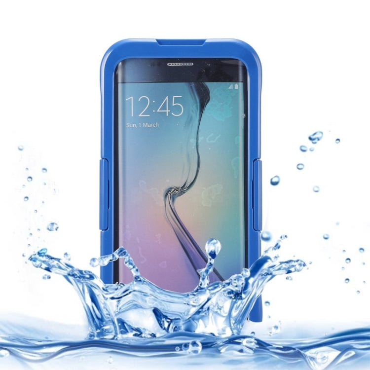 For Galaxy S6 Edge+ / G928 IP x 8 PVC + Silicone Transparent Universal Waterproof Protective Case with Lanyard