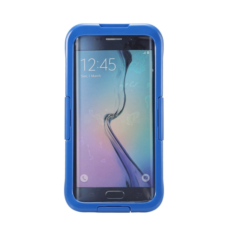 For Galaxy S6 Edge+ / G928 IP x 8 PVC + Silicone Transparent Universal Waterproof Protective Case with Lanyard