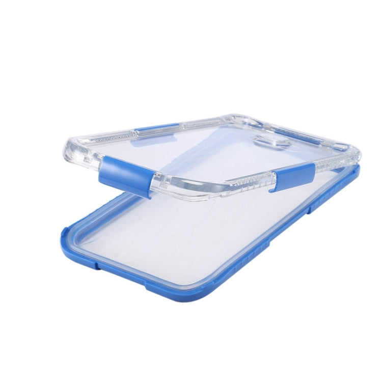 For Galaxy S6 Edge+ / G928 IP x 8 PVC + Silicone Transparent Universal Waterproof Protective Case with Lanyard