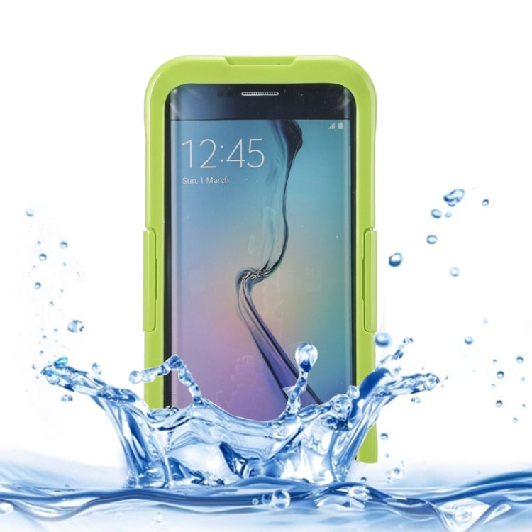 For Galaxy S6 Edge+ / G928 IP x 8 PVC + Silicone Transparent Universal Waterproof Protective Case with Lanyard