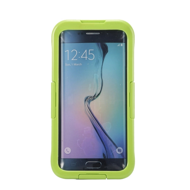 For Galaxy S6 Edge+ / G928 IP x 8 PVC + Silicone Transparent Universal Waterproof Protective Case with Lanyard