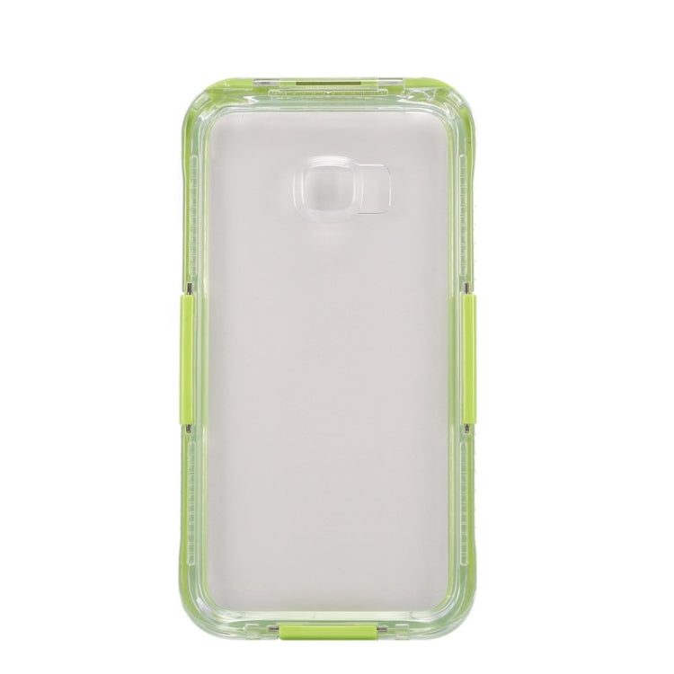 For Galaxy S6 Edge+ / G928 IP x 8 PVC + Silicone Transparent Universal Waterproof Protective Case with Lanyard