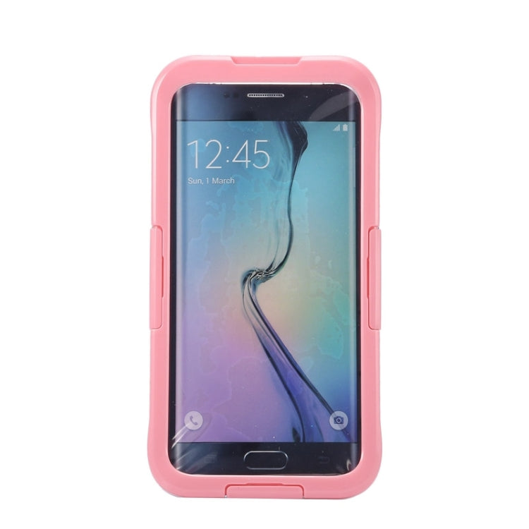 For Galaxy S6 Edge+ / G928 IP x 8 PVC + Silicone Transparent Universal Waterproof Protective Case with Lanyard