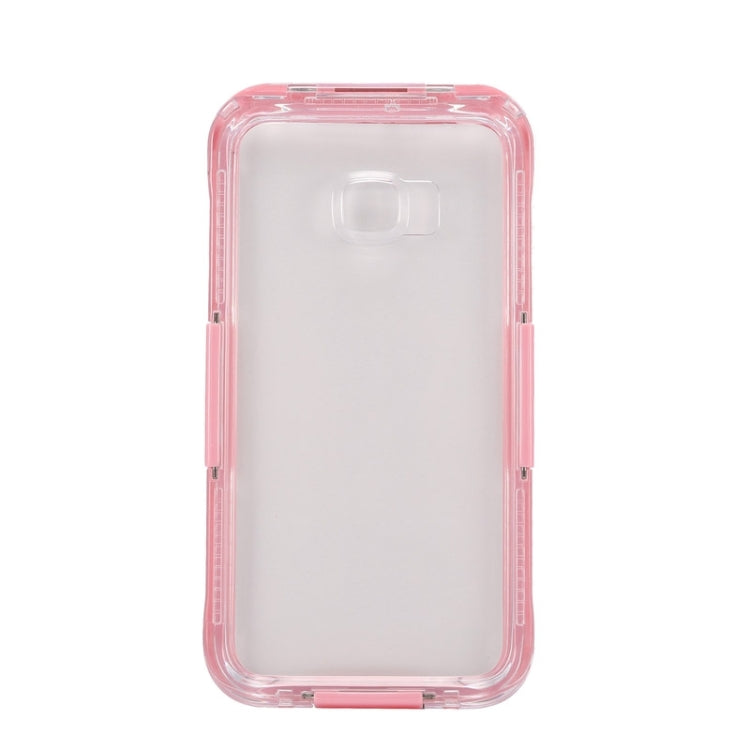 For Galaxy S6 Edge+ / G928 IP x 8 PVC + Silicone Transparent Universal Waterproof Protective Case with Lanyard