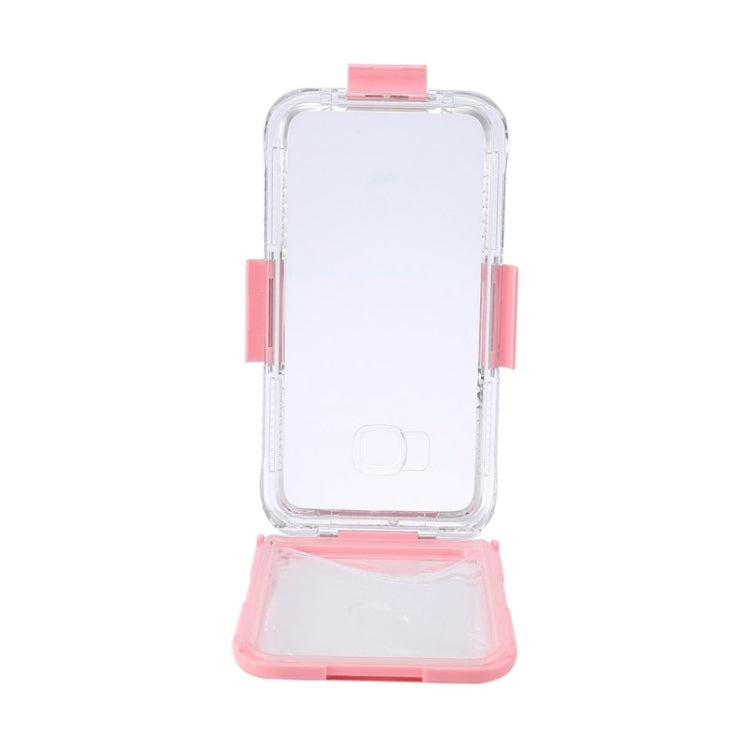 For Galaxy S6 Edge+ / G928 IP x 8 PVC + Silicone Transparent Universal Waterproof Protective Case with Lanyard