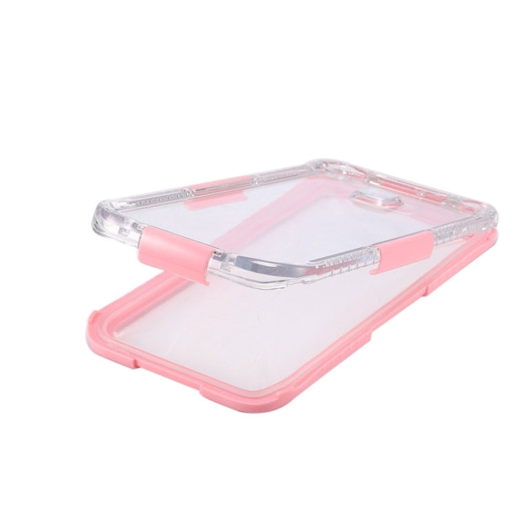 For Galaxy S6 Edge+ / G928 IP x 8 PVC + Silicone Transparent Universal Waterproof Protective Case with Lanyard