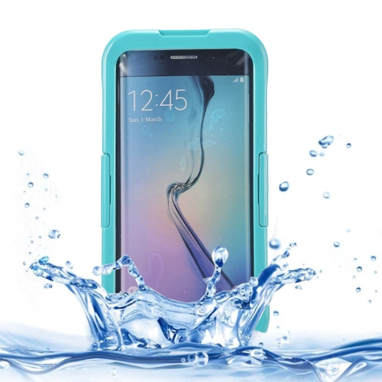 For Galaxy S6 Edge+ / G928 IP x 8 PVC + Silicone Transparent Universal Waterproof Protective Case with Lanyard