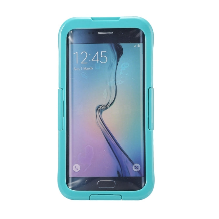 For Galaxy S6 Edge+ / G928 IP x 8 PVC + Silicone Transparent Universal Waterproof Protective Case with Lanyard