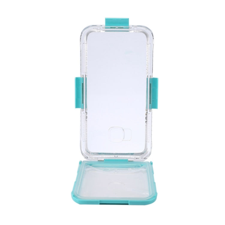 For Galaxy S6 Edge+ / G928 IP x 8 PVC + Silicone Transparent Universal Waterproof Protective Case with Lanyard