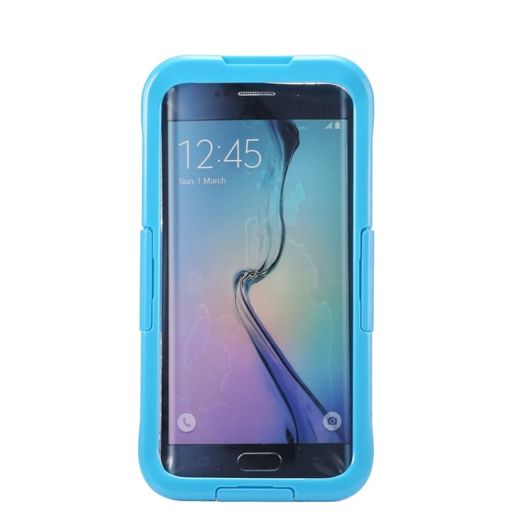For Galaxy S6 Edge+ / G928 IP x 8 PVC + Silicone Transparent Universal Waterproof Protective Case with Lanyard